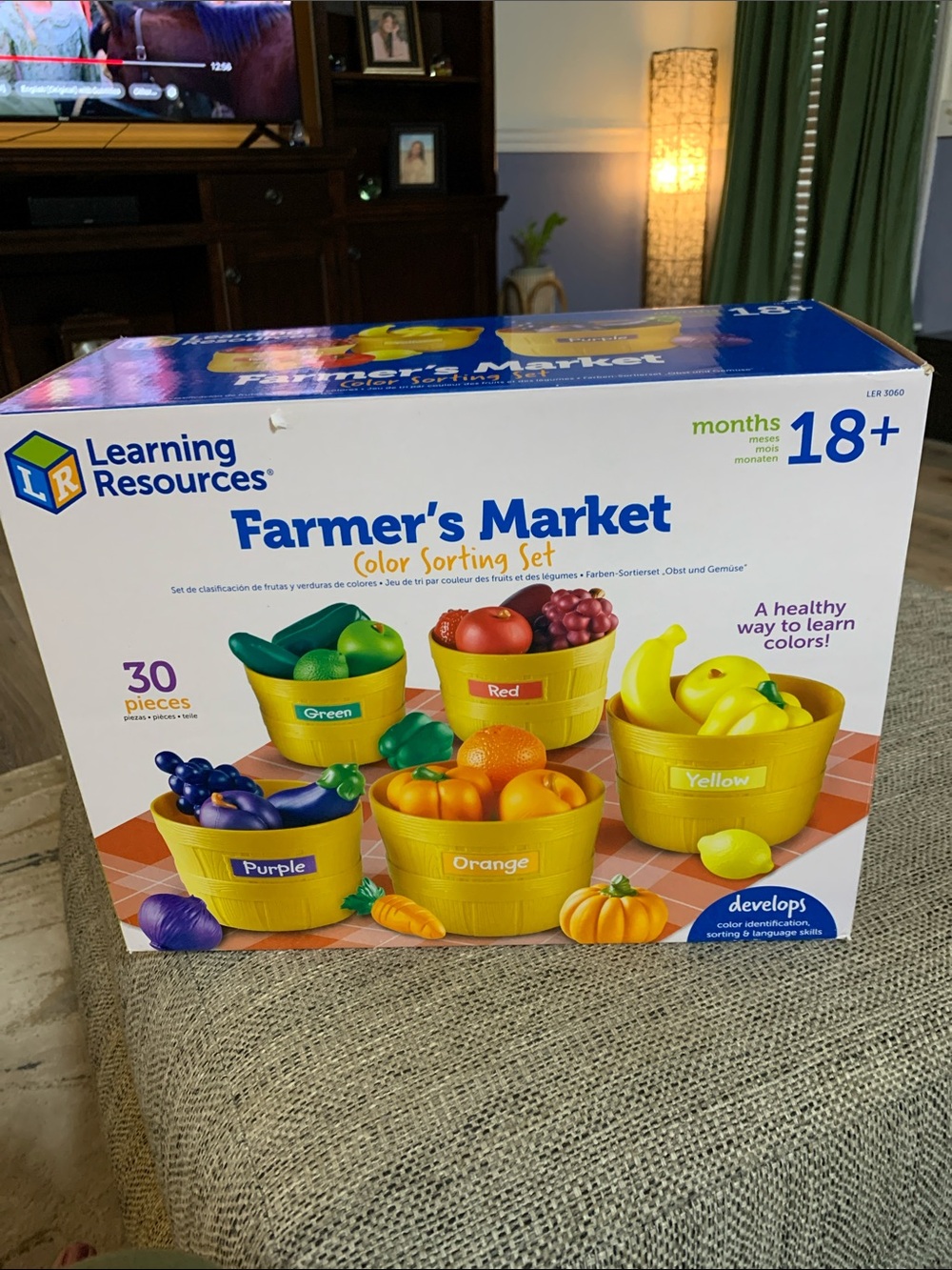 Learning Resources Farmer’s Market color sorting market 18+ Nib